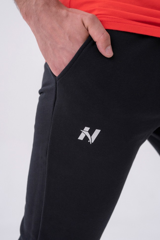 Брюки Nebbia Slim sweatpants with side pockets “Reset” 321 Black