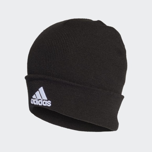 Шапка Adidas LOGO WOOLIE     BLACK/BLACK/WHITE FS9022