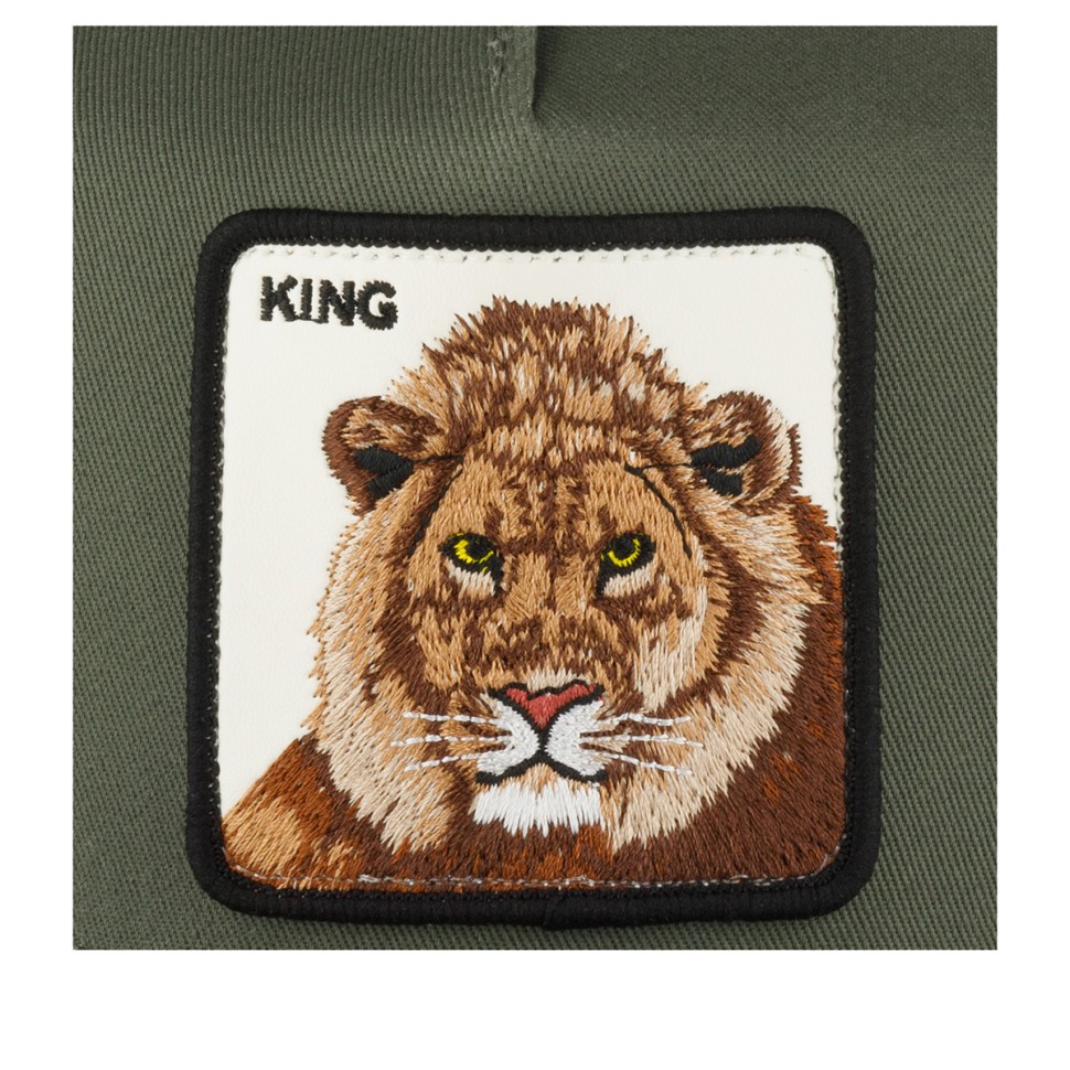 Бейсболка GOORIN BROTHERS ANIMAL FARM KING 101-0388 (оливковый) 91-648-03-00
