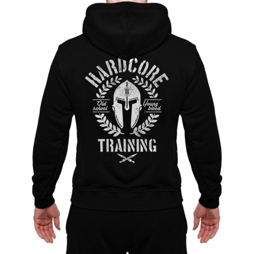 Толстовка Hardcore Training Helmet Black hcthood033