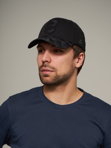 Бейсболка ATRIBUTIKA & CLUB №8, черн. 20690