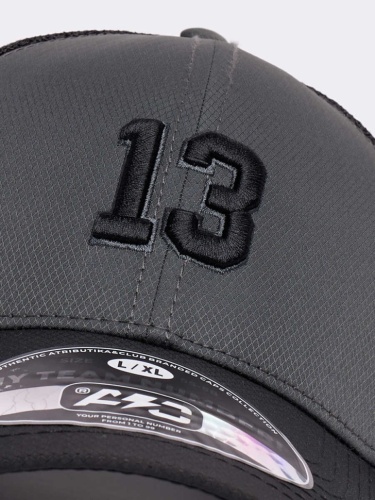 Бейсболка ATRIBUTIKA & CLUB №13, серо-черн. 21172