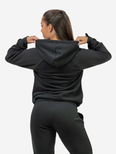 Толстовка NEBBIA 845 Classic Zip-Up Hoodie INTENSE Signature Black
