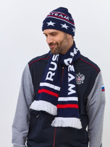 Шапка RusTeam 70M-RT-1834/1синийбезпумпона