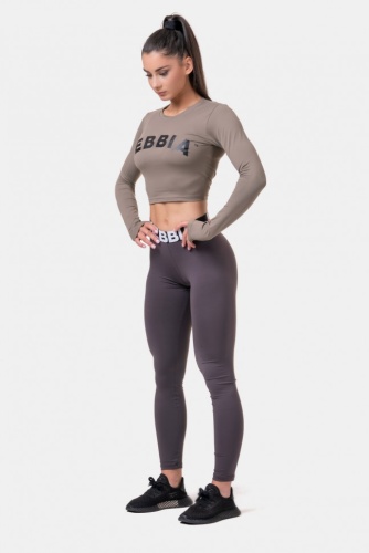 Лосины Nebbia Squat HERO Scrunch Butt leggings 571 Marron