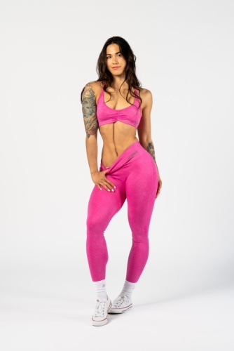Леггинсы Nebbia High Waisted Push-Up Leggings TOTALLY SEAMLESS 303 Pink
