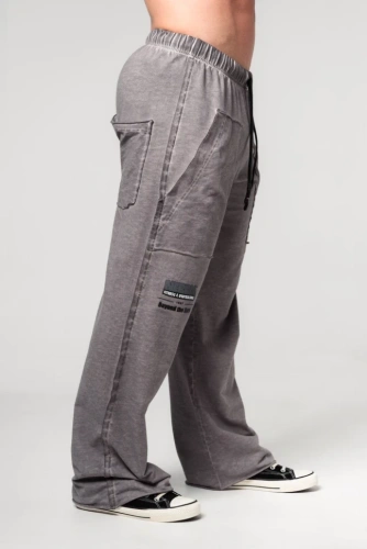 Брюки Nebbia Washed-off Gym Sweatpants NO SHORTCUTS 372 light grey