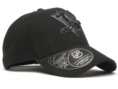 Бейсболка ATRIBUTIKA & CLUB Pittsburgh Penguins, черн. 31595