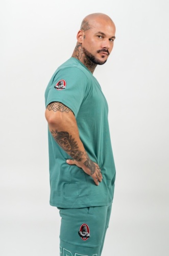Футболка Nebbia Loose T-shirt DEDICATION 709 Green