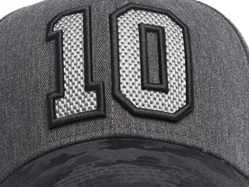 Бейсболка ATRIBUTIKA&CLUB КХЛ №10, черн.-сер. 207304