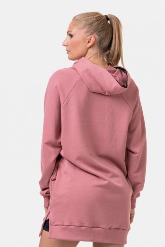 Толстовка Nebbia 580 Everyday HERO Long Sweatshirt with a hoodie Marron
