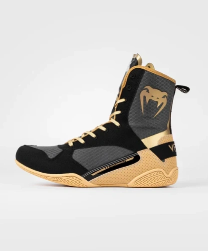 Боксерки Venum Elite Boxing Shoes - Black/Beige Ven03681-617