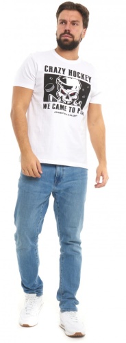 Футболка ATRIBUTIKA & CLUB Crazy Hockey, бел. 138430