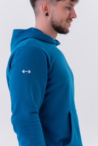 Толстовка Nebbia Men Pull-over Hoodie with a Pouch Pocket 331 Blue