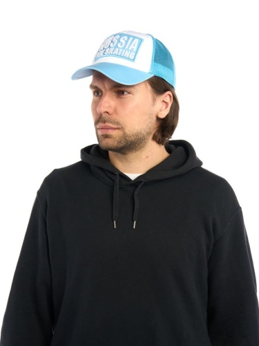 Бейсболка ATRIBUTIKA & CLUB Россия, бел.- голуб. 10274