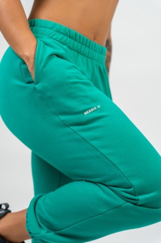 Брюки Nebbia Oversized Joggers With Pockets GYM TIME 281 Green