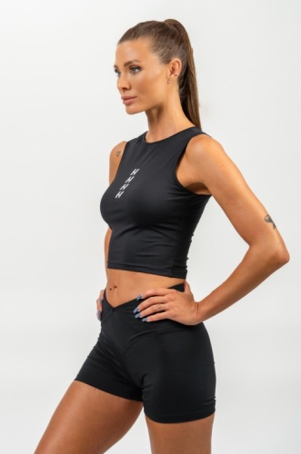 Майка Nebbia Cropped Tank Top CONFIDENCE 476 Black