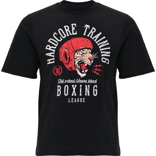 Футболка Hardcore Training Boxing League Black Oversized Fit hctshirt0494