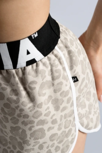Шорты Nebbia Leopard Training Shorts PRIMAL 855 Cream