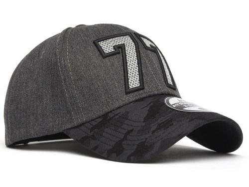 Бейсболка ATRIBUTIKA&CLUB КХЛ №77, серо-черн. 107691