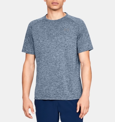 Футболка Under Armour UA Tech SS Tee Academy /  / Steel 1326413-409