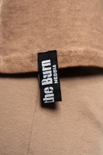 Майка Nebbia Washed-off Oversized Stringer MAX OUT 359 light brown