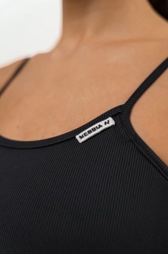 Майка Nebbia High-Support Crop Tank TIMELESS 474 Black
