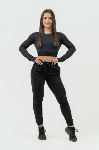 Брюки NEBBIA 846 High-Waist Joggers INTENSE Signature Black