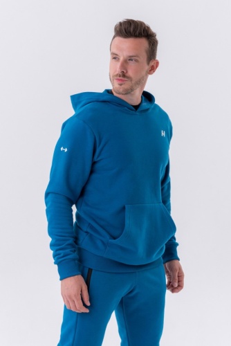 Толстовка Nebbia Men Pull-over Hoodie with a Pouch Pocket 331 Blue